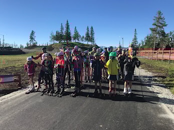 Sommeravslutning og offisiell åpning av rulleskiløypa